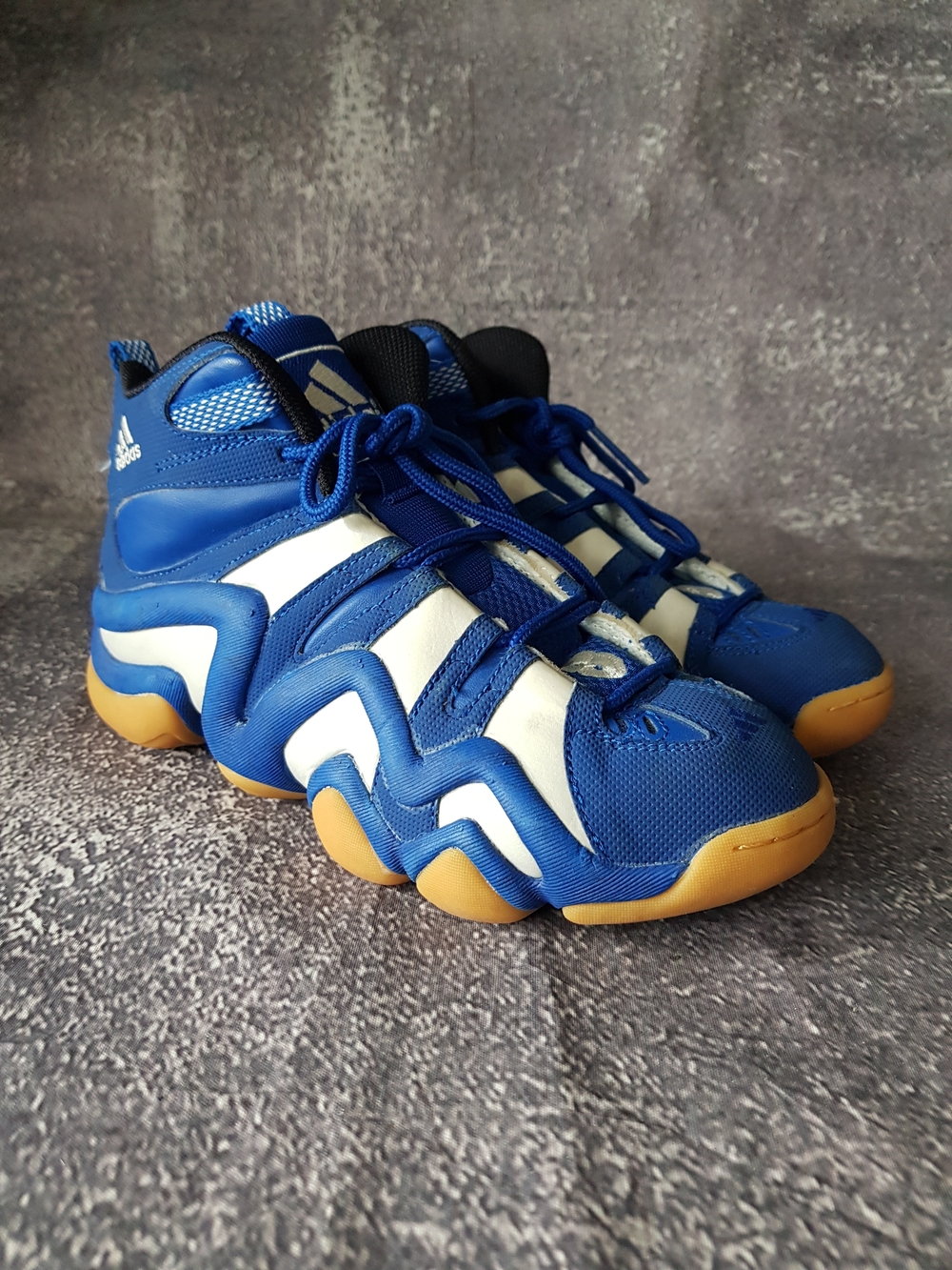 Adidas Kobe's Crazy 8 Royal Blue and White Gum Basketball Shoe's/Sneakers C75830